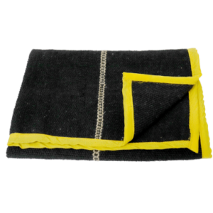 Puja Aasan Ghongadi with Black color and Yellow Border