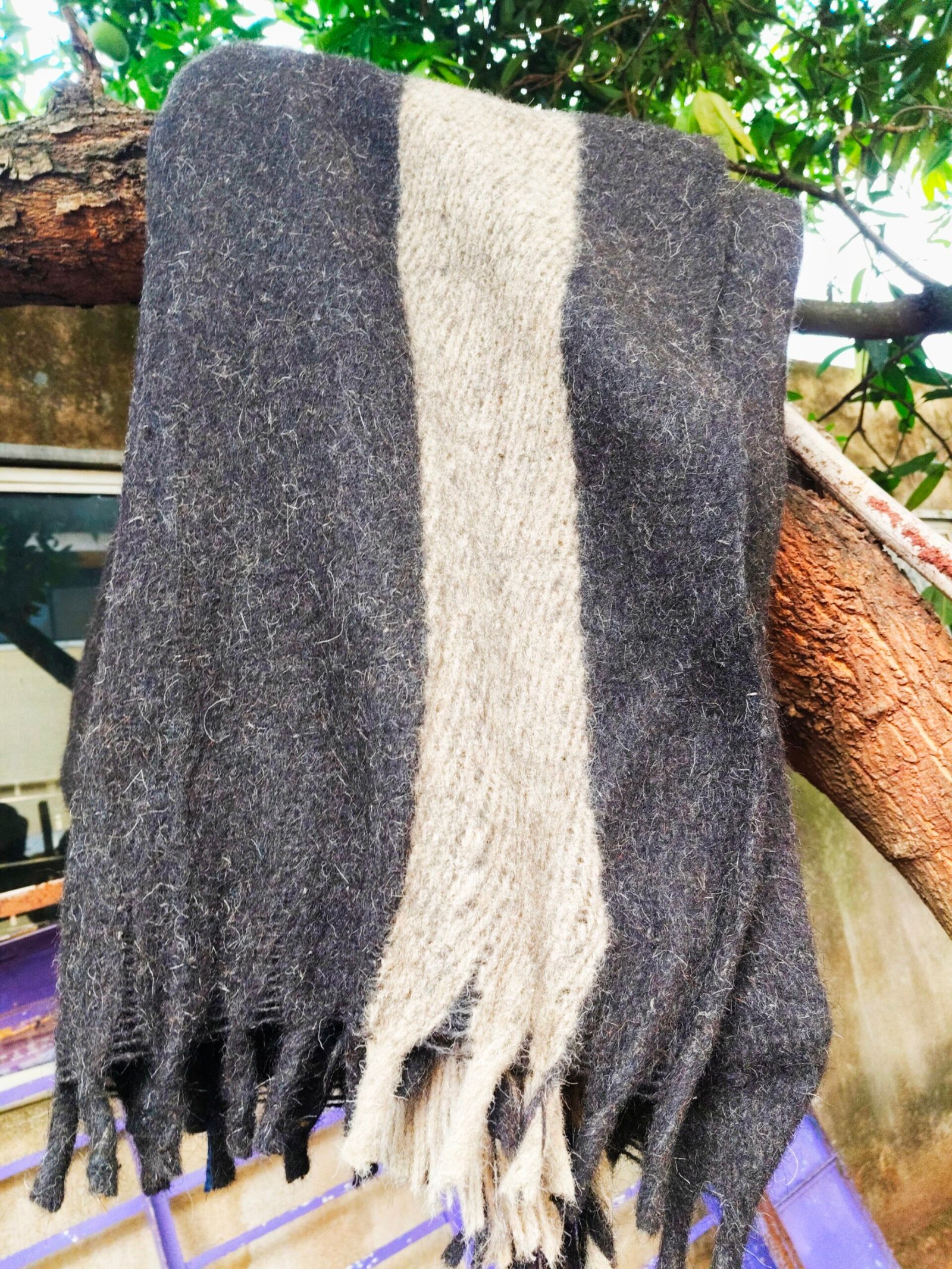 Andhra raw wool blanket