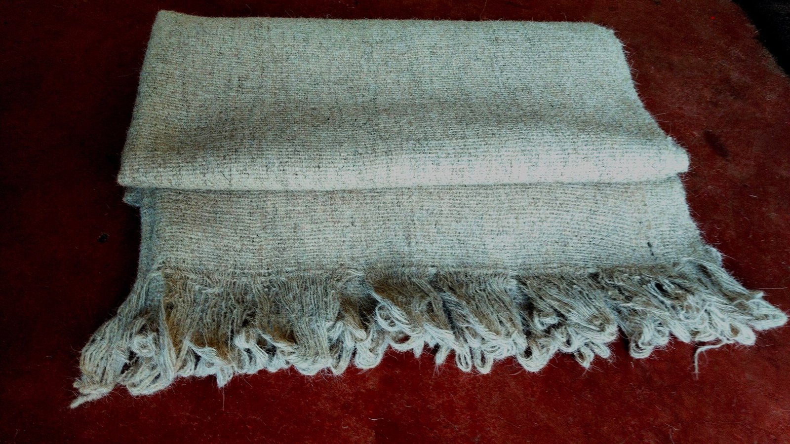 Pure Wool White Javal Ghongdi for Meditation